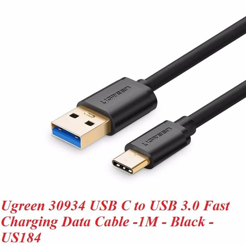 Ugreen UG30934US184TK 1M cáp USB type C ra USB 3.0 sạc nhanh 3A và truyền dữ liệu 5gbps - HÀNG CHÍNH HÃNG