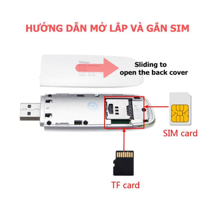 Usb Dcom Phát Wifi 3G Vt5s 7,2Mb Hỗ Trợ Đa Mạng - Hàng Nhập Khẩu