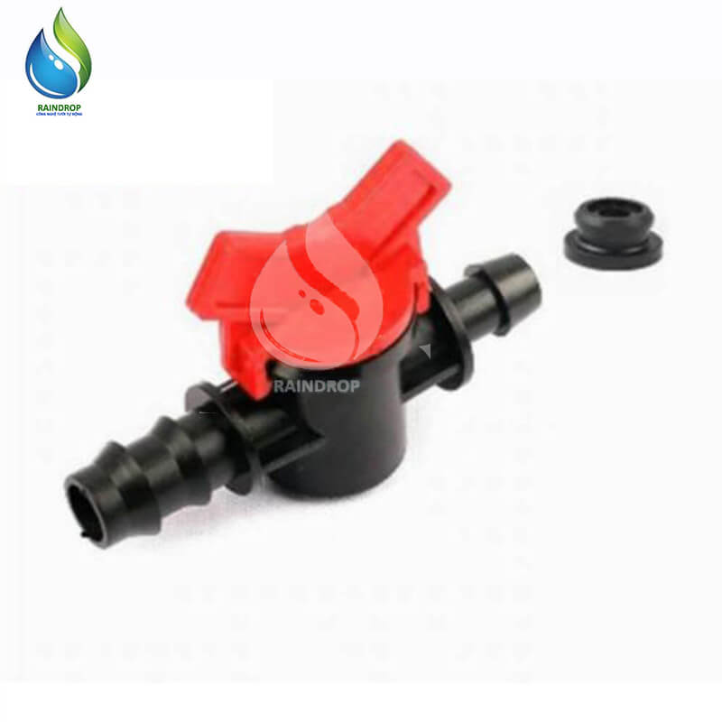 VAN KHÓA KHỞI THỦY ỐNG PE 20 KÈM RON