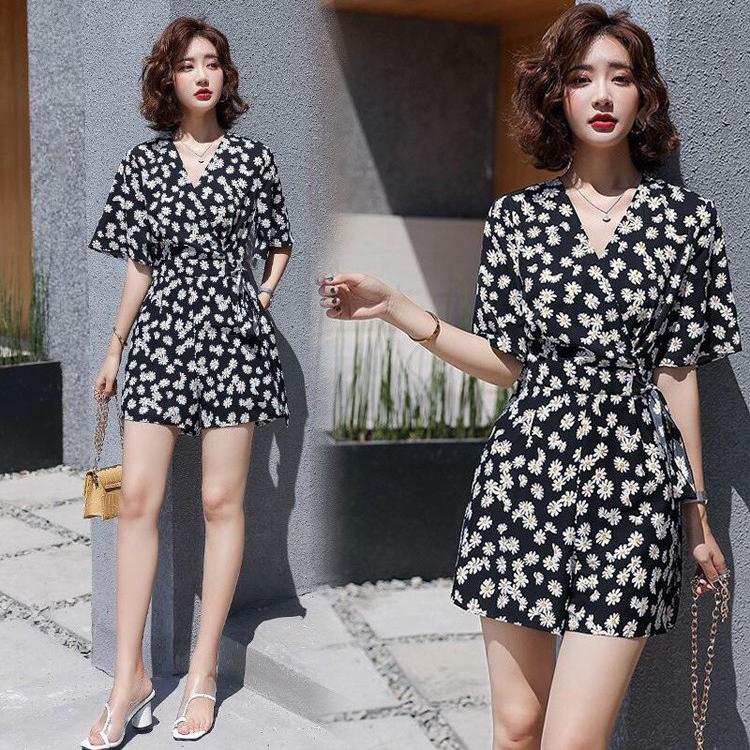 Jumsuit hoa cúc thời trang - KT2735