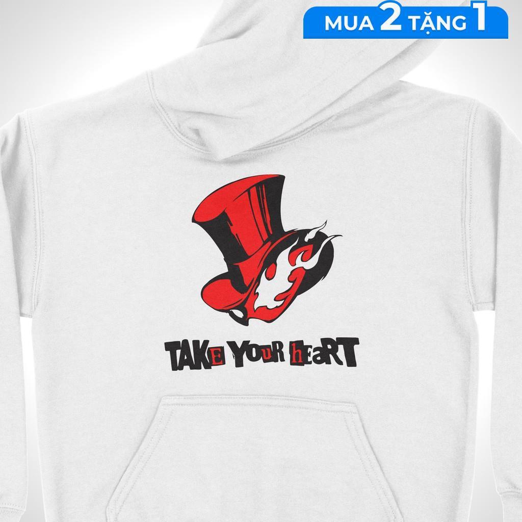 Áo hoodie Persona 5 - Phantom Thieves of Hearts Unisex THE NEXT LEVEL, Cotton 100% 2 màu nam nữ - HD0010