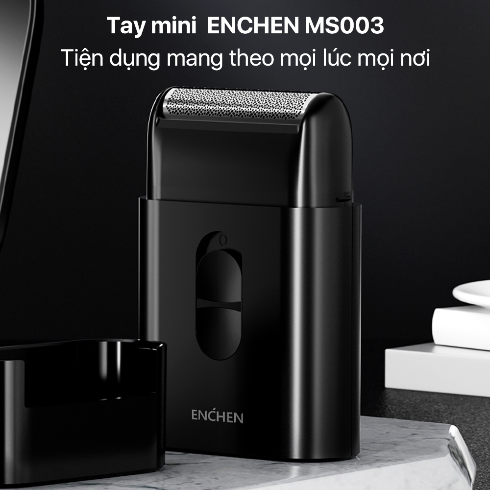 Máy Cạo Râu Mini Xiaomi Enchen MS003 Thiết kế sang trọng và nhỏ gọn mẫu mới 2024- Hàng nhập khẩu