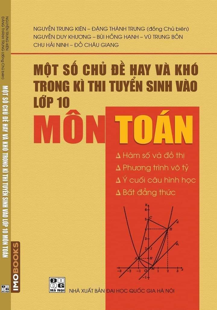 Một Số Chủ đề hay Và Khó trong kỳ thi vào lớp 10 môn Toán