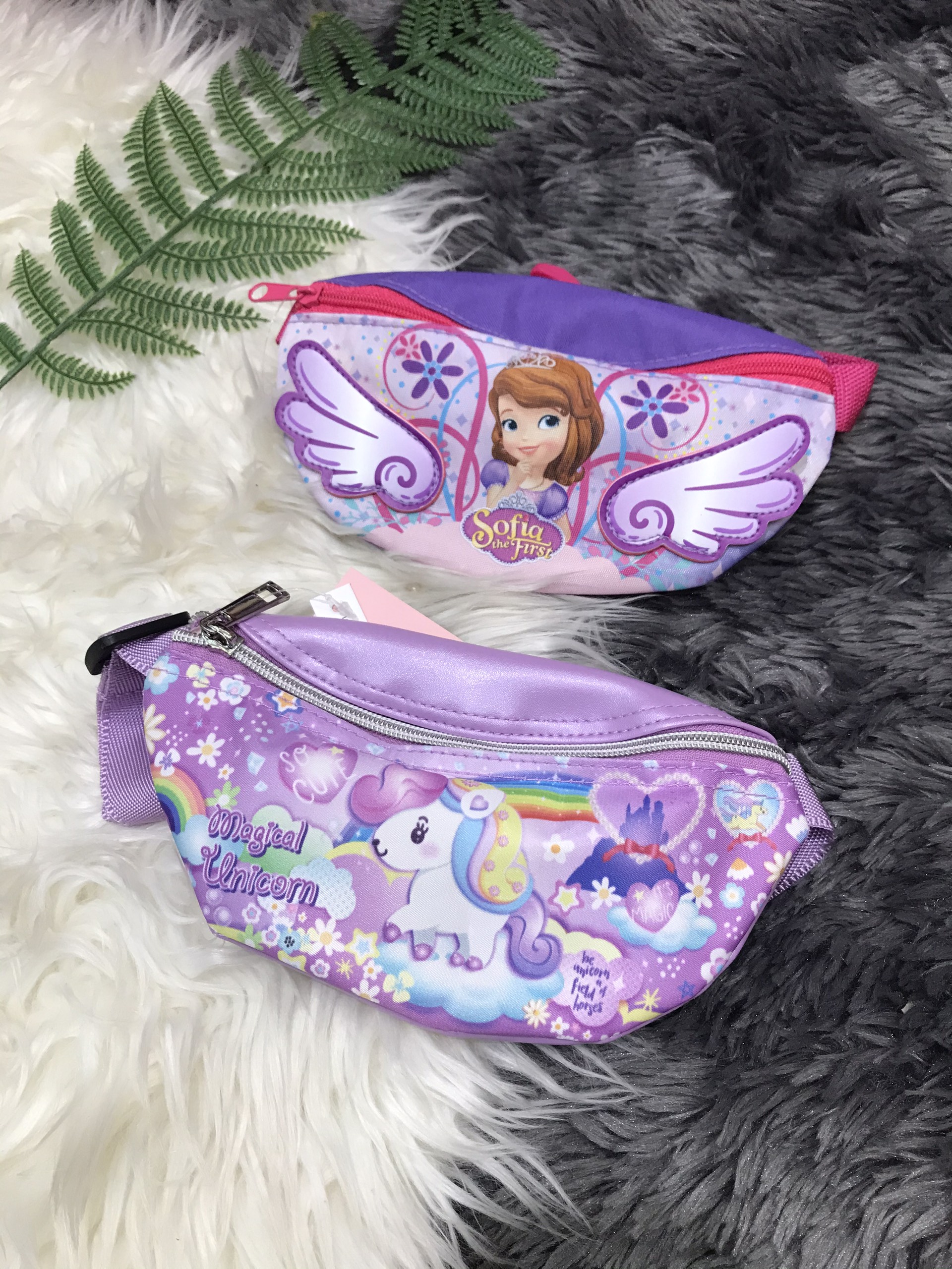 Túi bao tử 1 ngăn hình Unicorn siêu cute cho bé gái - - B121616
