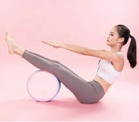 Vòng tập Yoga Cao Cấp Gân nổi hỗ trợ Massage bản to 14.5cm