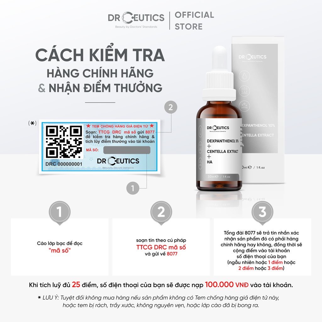 Serum Niacinamide 12% DrCeutics Giảm Thâm Sáng Da Kiềm Dầu