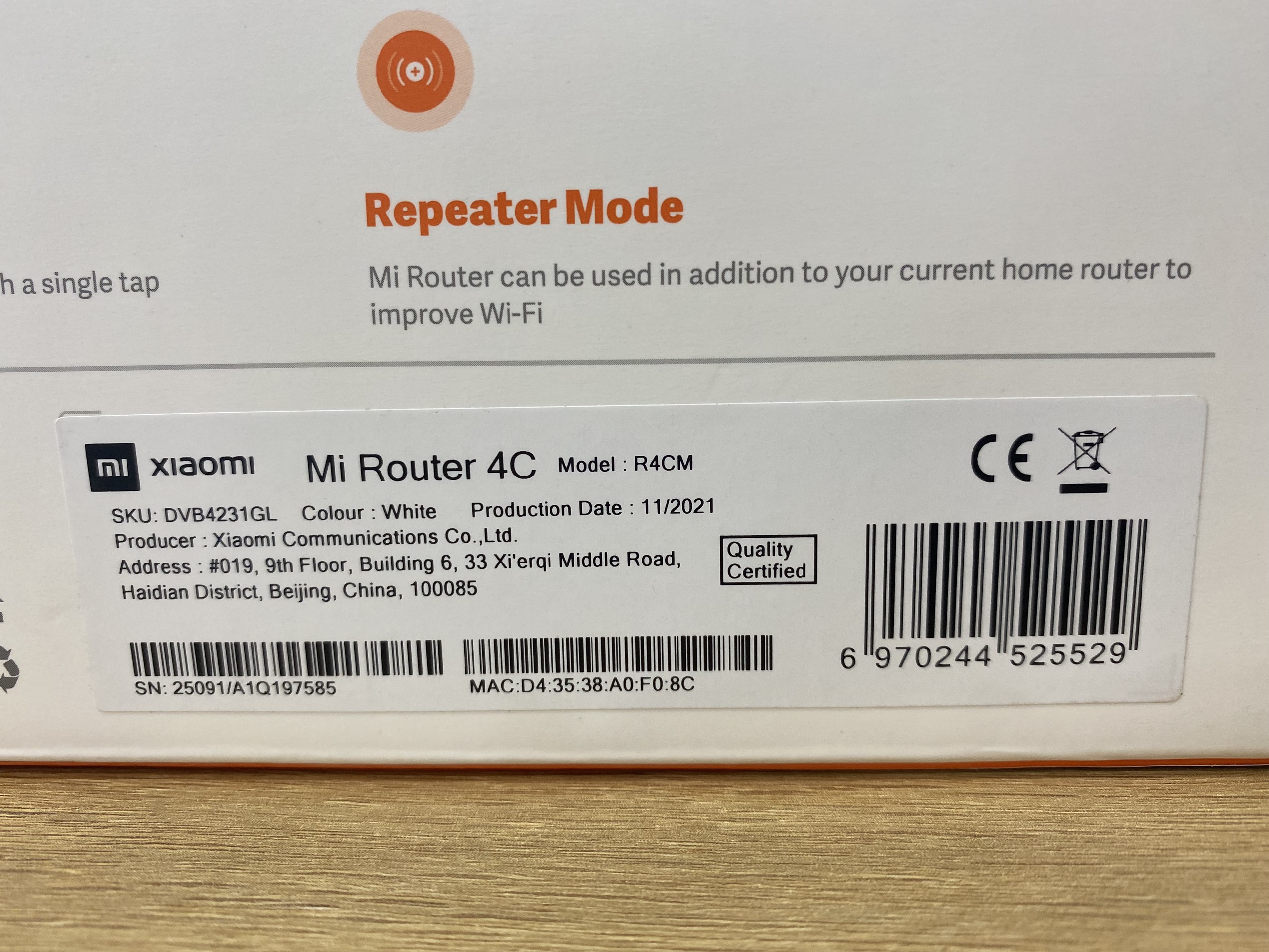Hình ảnh Bộ phát Wifi Xiaomi Mi Router 4C - Hàng Chính Hãng Digiworld