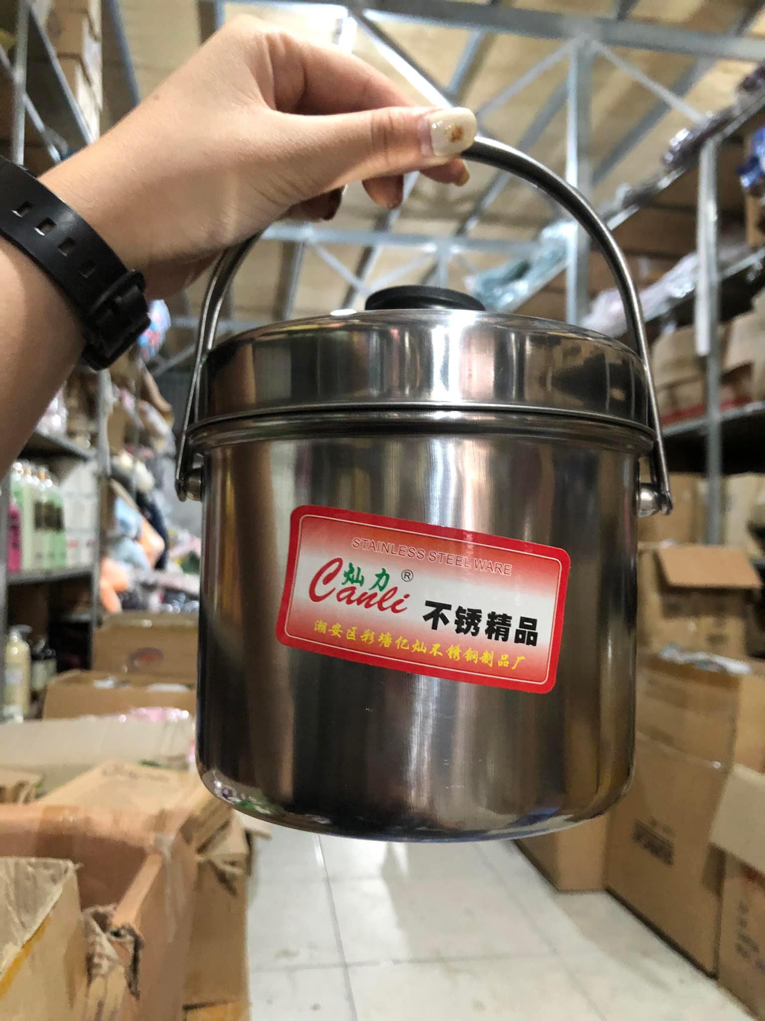 CẠP LỒNG, HỘP CƠM INOX 1 TẦNG 2 NGĂN ĐỰNG THỨC ĂN TIỆN DỤNG