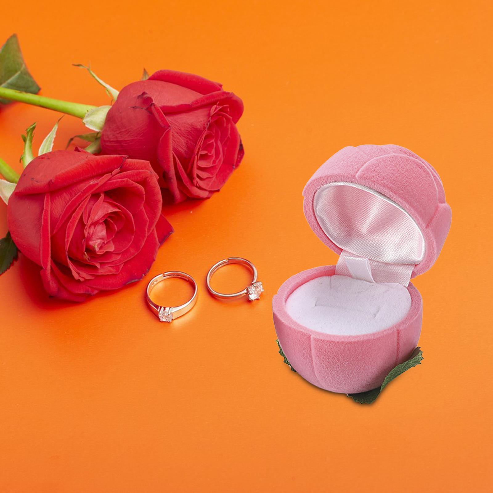 Single  Box, Rings Storage Case, Gift Box, Creative Cartoon Jewelry Storage Box,  Organizer for Wedding Engagement  Valentine's Day