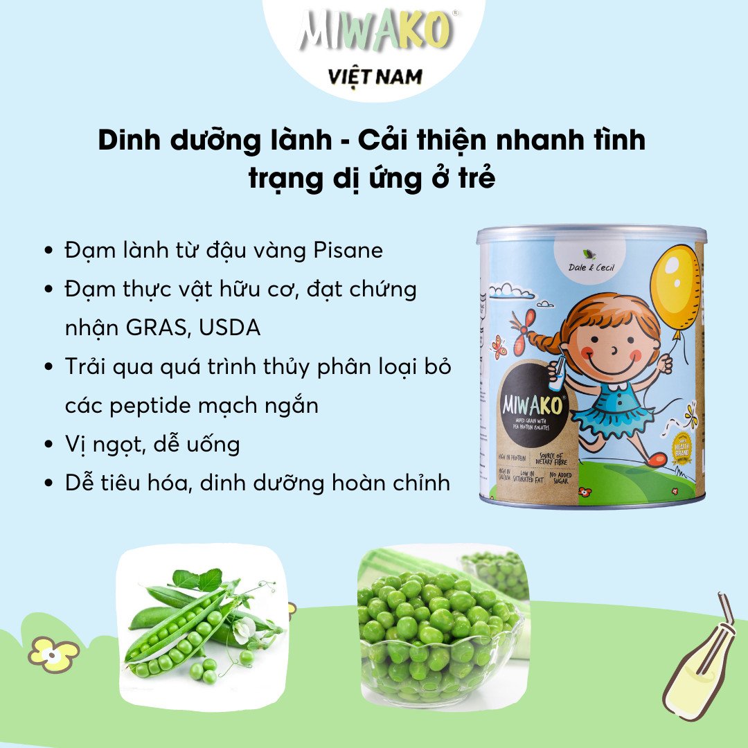 Combo 3 Hộp Sữa Hạt Miwako Vị Gạo Hộp 700g Malaysia, Sữa Thực Vật Hữu Cơ Dành Cho Bé Từ 1 Tuổi Dị Ứng Đạm Bò, Giảm Táo Bón - miwako