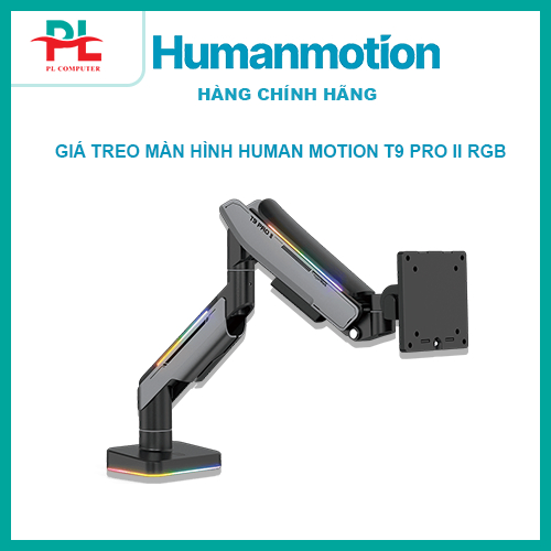 Giá đỡ màn hình Human Motion T9 Pro II RGB - Hàng Chính Hãng