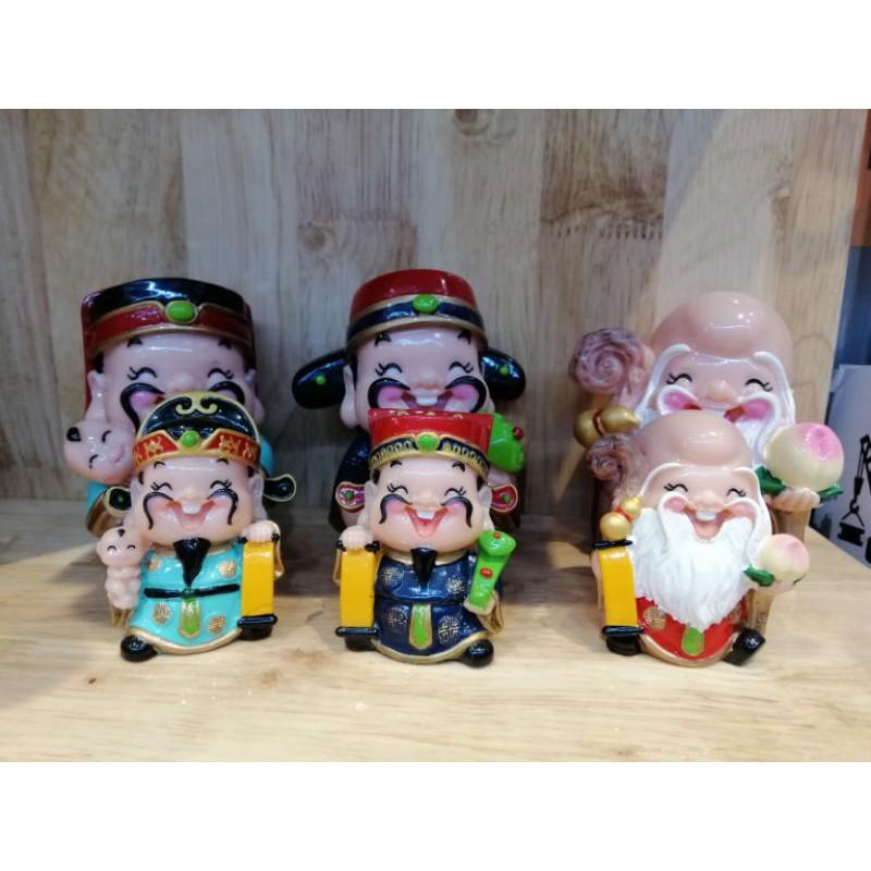 BỘ TƯỢNG 3 ÔNG PHÚC LỘC THỌ CAO 6 cm