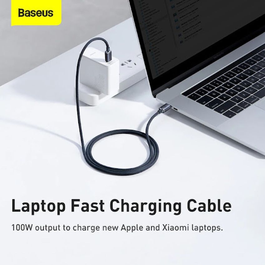 Cáp sạc Baseus Crystal Shine Series Data PD Fast Charging 100w Nhanh truyền dữ liệu C to C - Hàng chính hãng