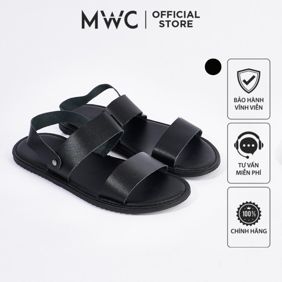 Giày Sandal Nam MWC 7069 - Giày Sandal Nam Quai Ngang Kiểu Dáng Basic Đi Học, Đi Làm, Đi Chơi