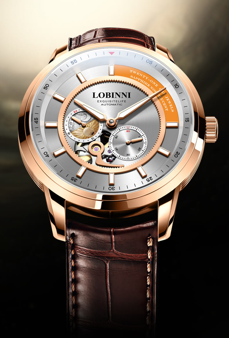 Đồng hồ nam chính hãng Lobinni No.9017-1