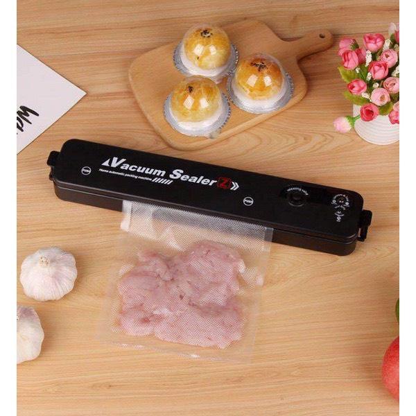 Máy Hút Chân Không Thực Phẩm Kèm Hàn Miệng Túi Vacuum Sealer (tặng 10 túi hút dùng thử)