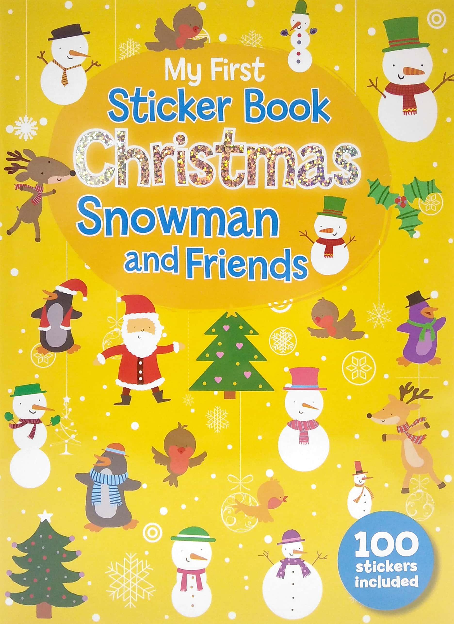 My First Christmas Sticker Book: Snowman And Friends
