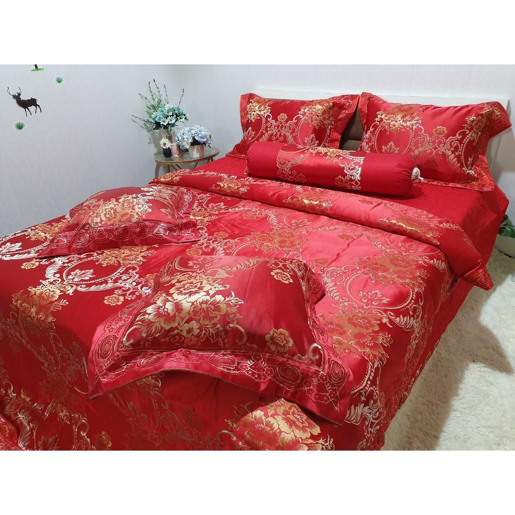 TRỌN BỘ GA GẤM 7 MÓN CHO NHIỀU SIZE GIƯỜNG