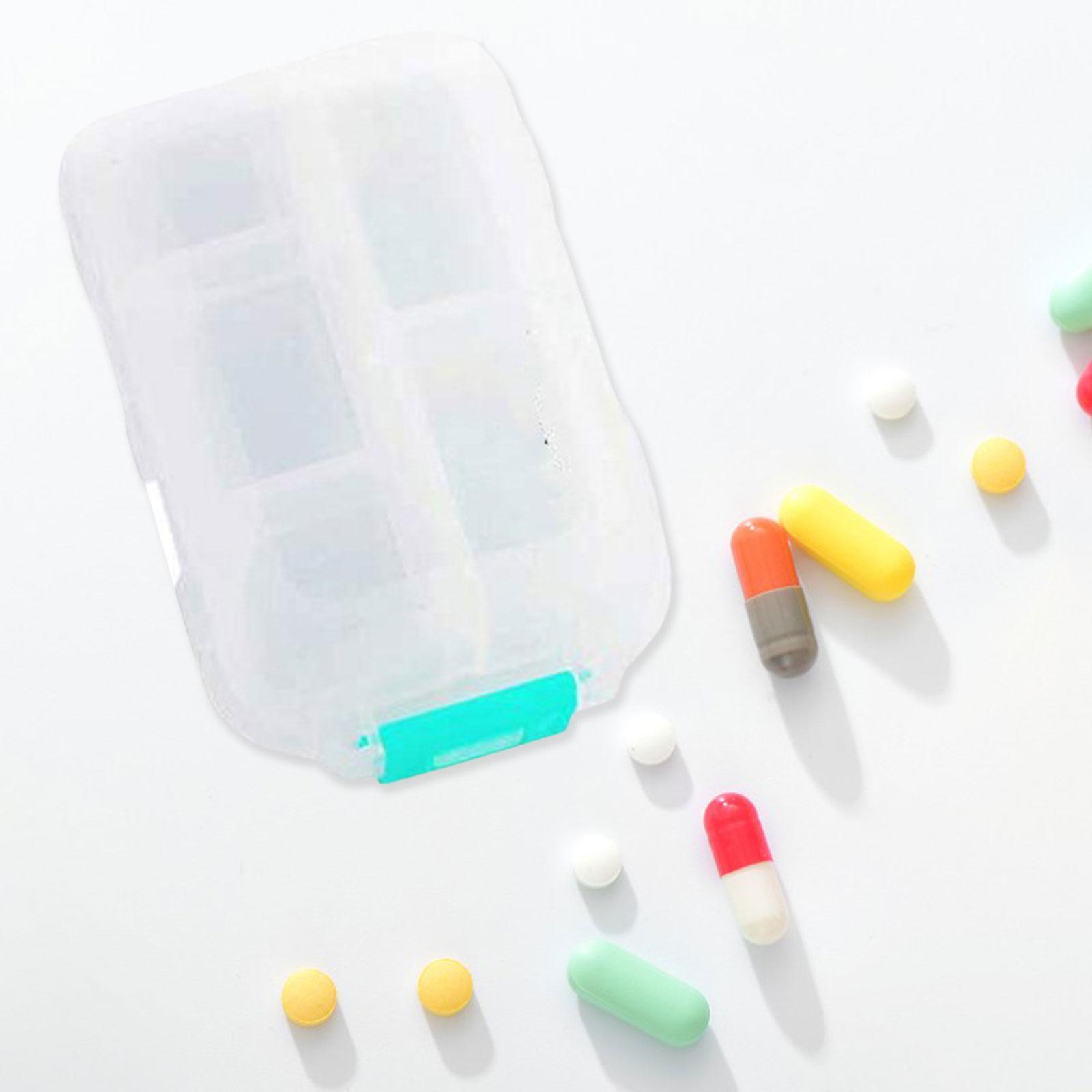 Travel  Organizer/  Container Holder / Reminder Case/ 10 Grids Portable  Case Small  Box for Daily  Tablet