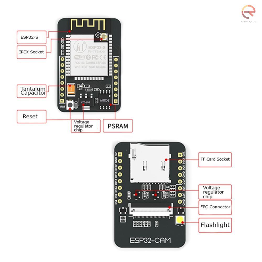 Bảng Mạch Phát Triển Wifi Esp32-Cam Esp32 Esp32 Kèm Mô Đun Ov2640