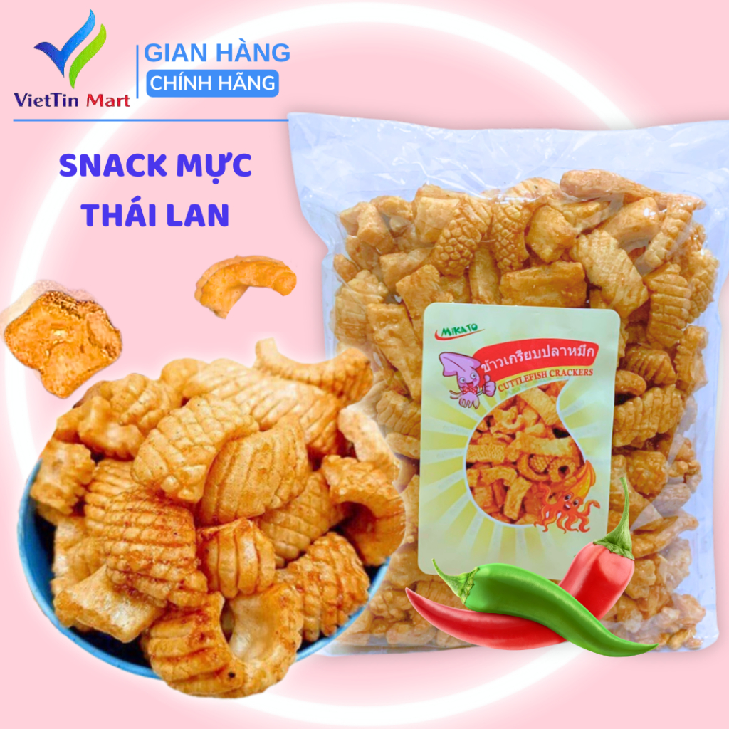 Snack Mực Thái Lan Viettin Mart Gói 200G