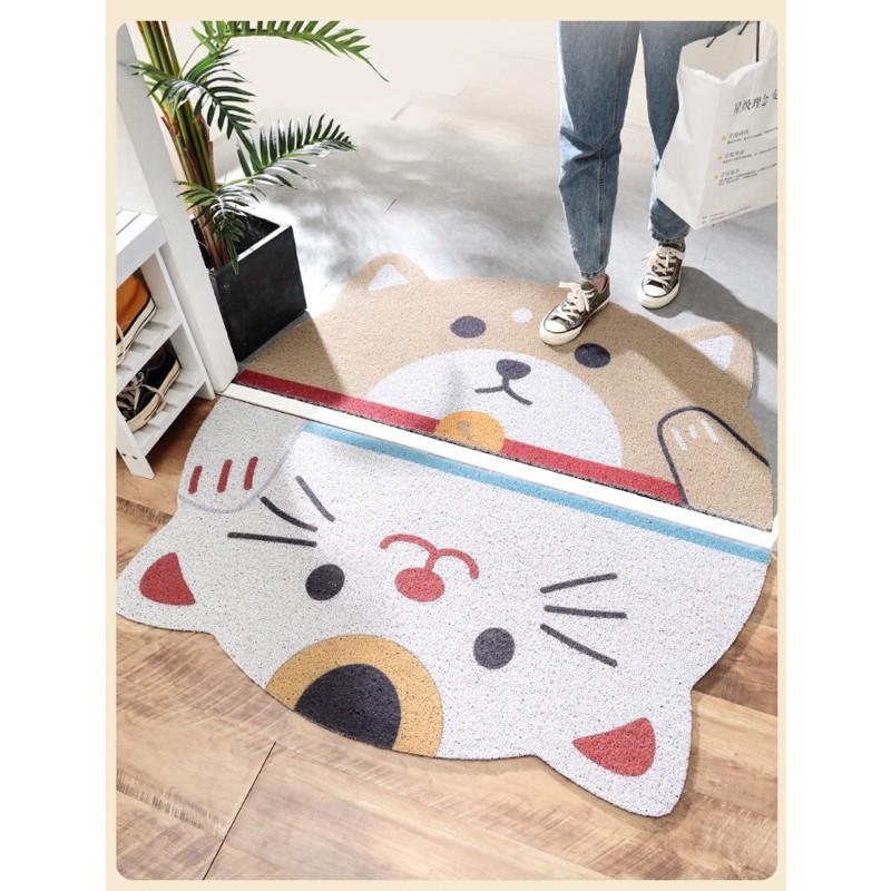 THẢM LAU CHÂN PVC CHÓ MÈO