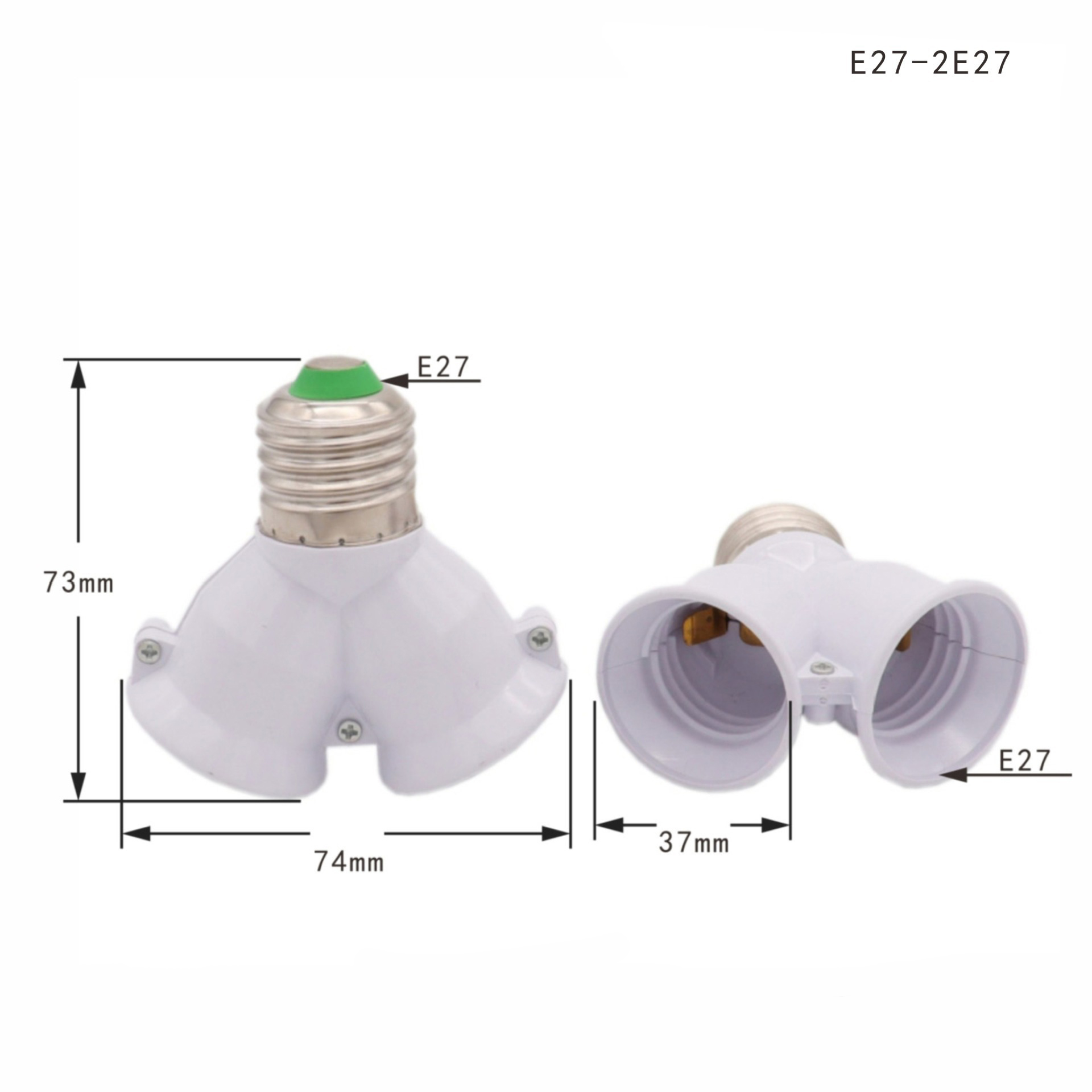 Đầu Chia Đôi Đui Xoáy E27