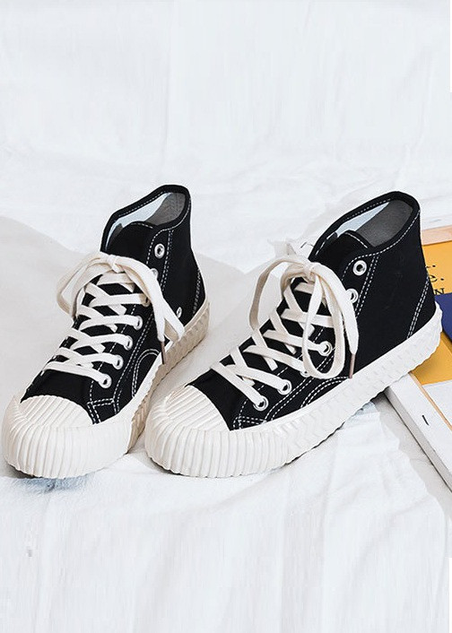 Giày thể thao sneakers nữ cổ lửng, chất liệu vải canvas bền đẹp, thời trang trẻ, phong cách Hàn Quốc