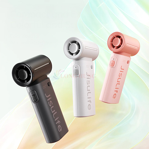 Quạt mini tích điện cầm tay Jisulife Handheld Fan Life9 3600mAh - Hàng chính hãng
