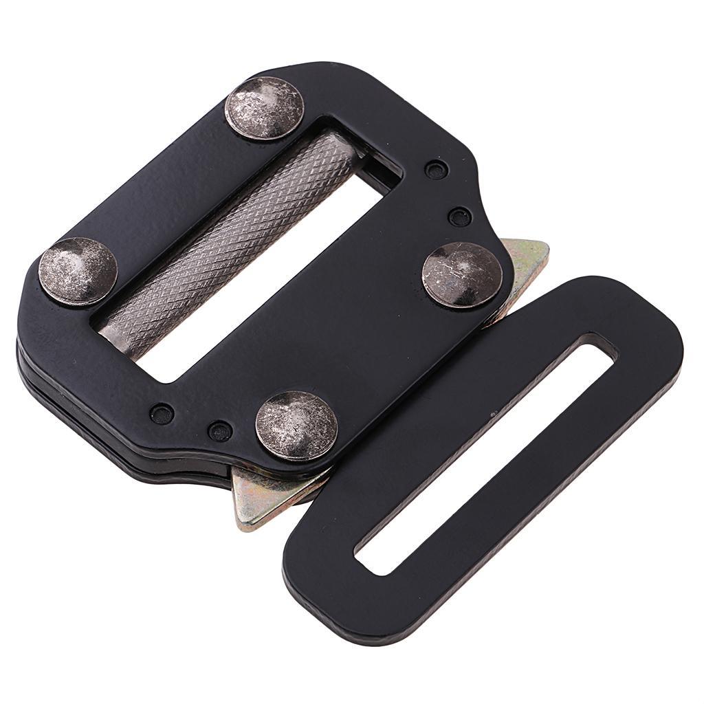 Quick Release Belt Buckle Safety Harness Metal Buckles Webbing Belt Clip