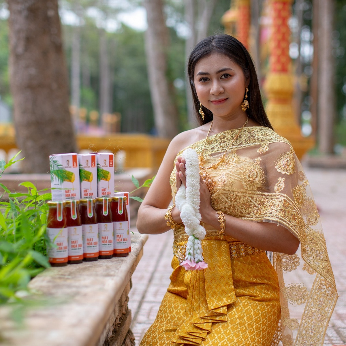 MẬT HOA DỪA SOKFRAM - 250gram - ĐẶC SẢN TRÀ VINH
