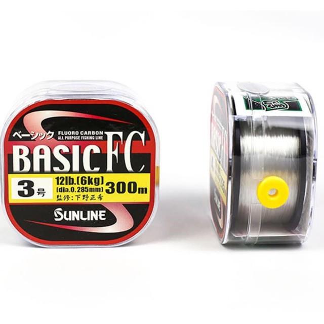 Cước Câu Cá Cao Cấp SUNLINE BASIC FC 300M NHẬP KHẨU