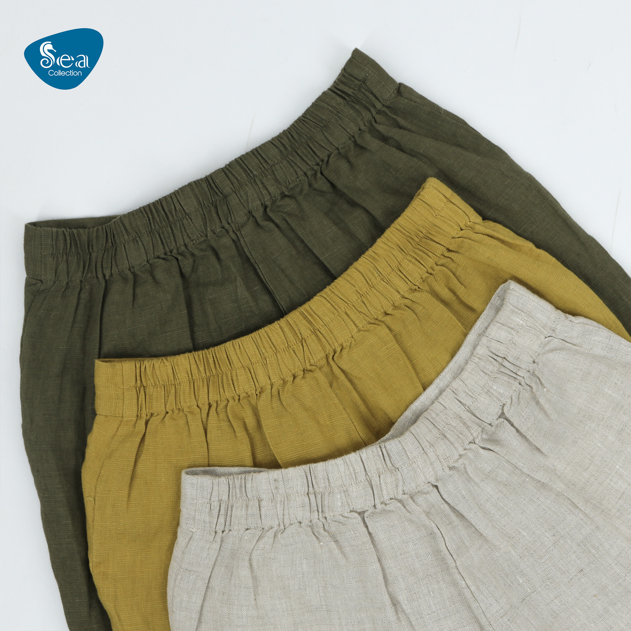 Quần Linen Nữ Sea Collection Ống Suông 6673