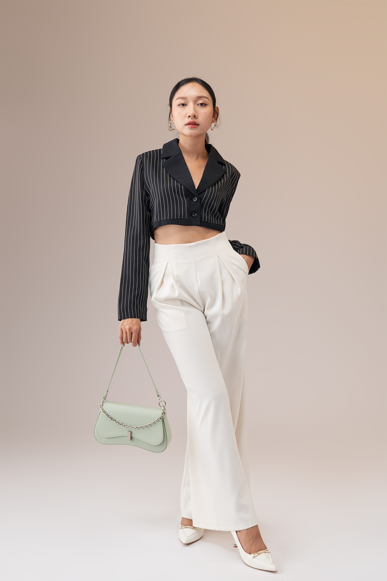 Túi Yuumy ( Thời trang nữ thiết kế đơn giản trẻ trung - Túi đeo vai da Seasand YN226 )