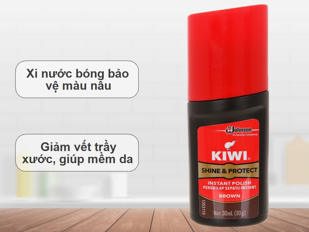 Xi Đánh Giày Nước Bóng Và Bảo Vệ KIWI Nhập Khẩu Chính Hãng