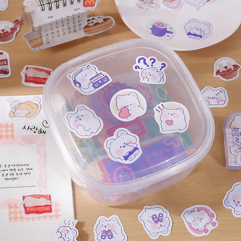 Timo Sticker Set 45 nhãn dán trang trí điện thoại đẹp mắt ST21