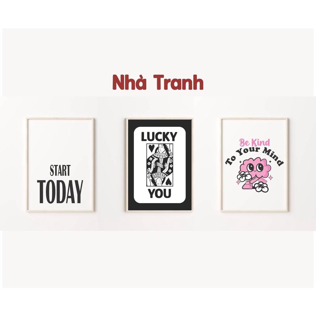 SET TRANH TREO TƯỜNG AESTHETIC 32