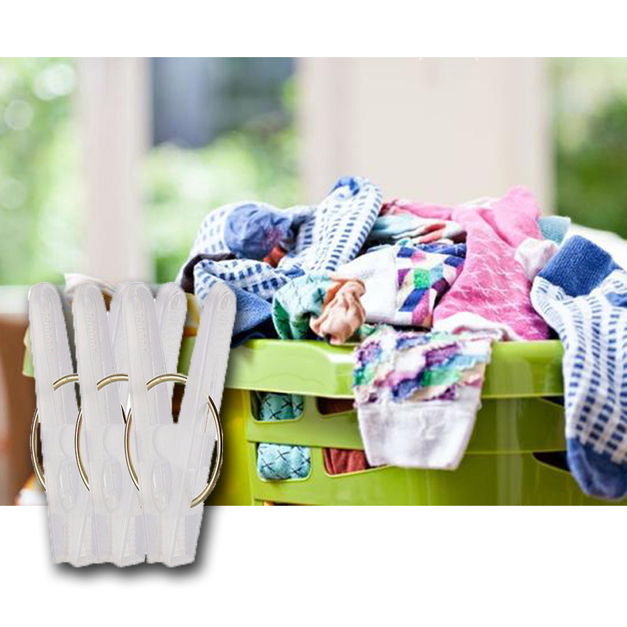 2 Bộ kẹp đơn giữ chặt quần áo chất liệu cao cấp - Hàng nội địa Nhật