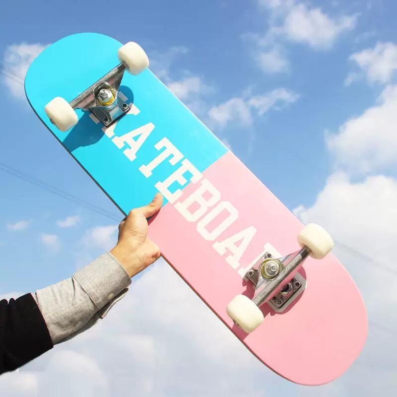 Ván Trượt Thể Thao Skateboard Gỗ Phong Cao Cấp Nhiều Màu