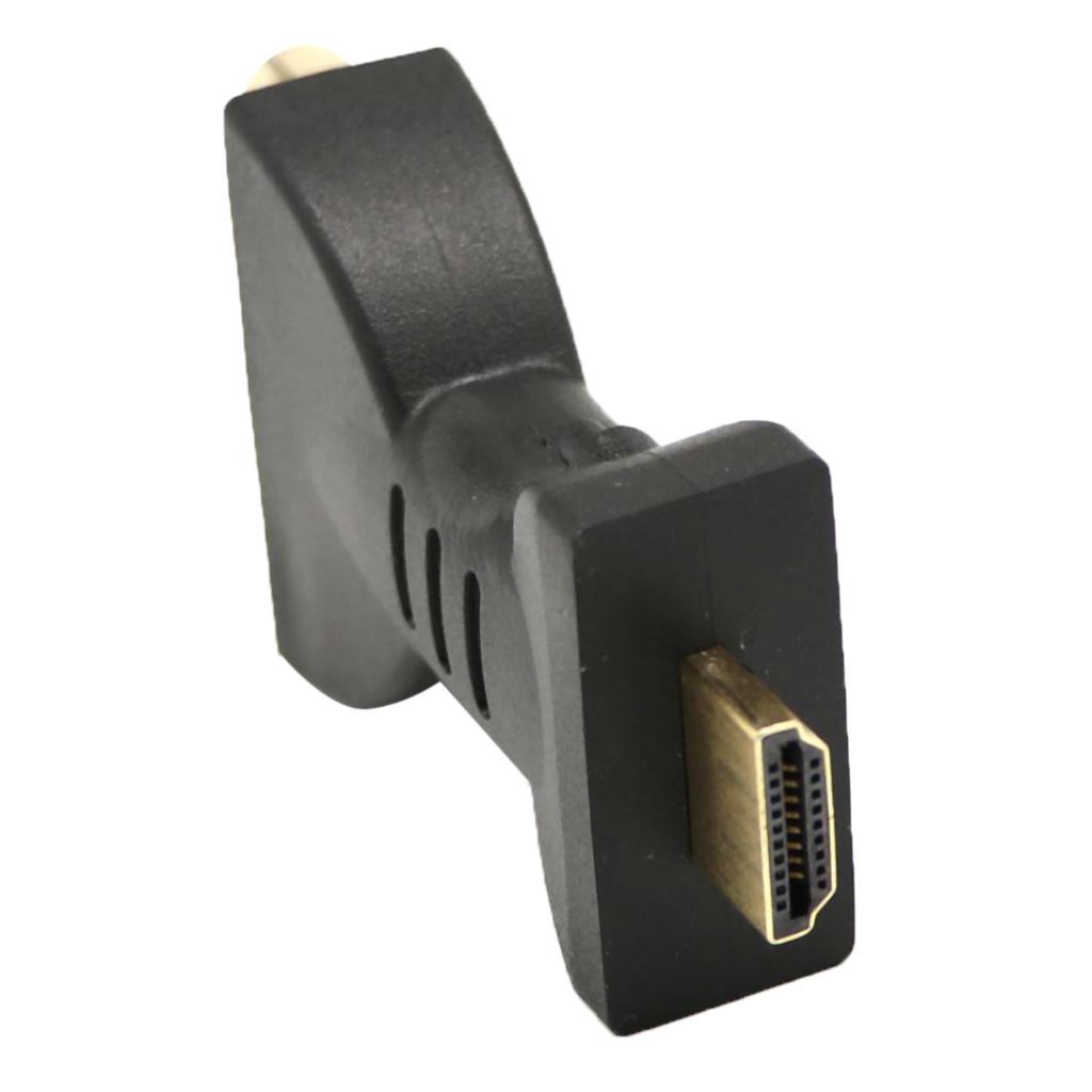 Male to 3 RCA Video Audio Adapter AV Converter for 1080P DVD