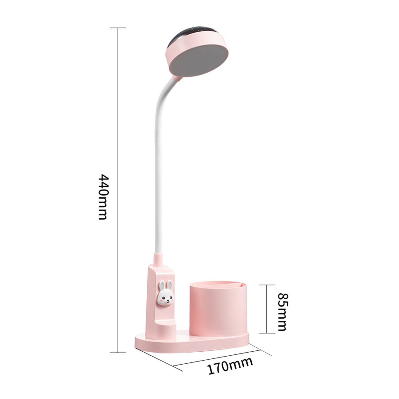 LED Desktop Lamp, Eye Protection Dimming Desk Light, Star Light Pink