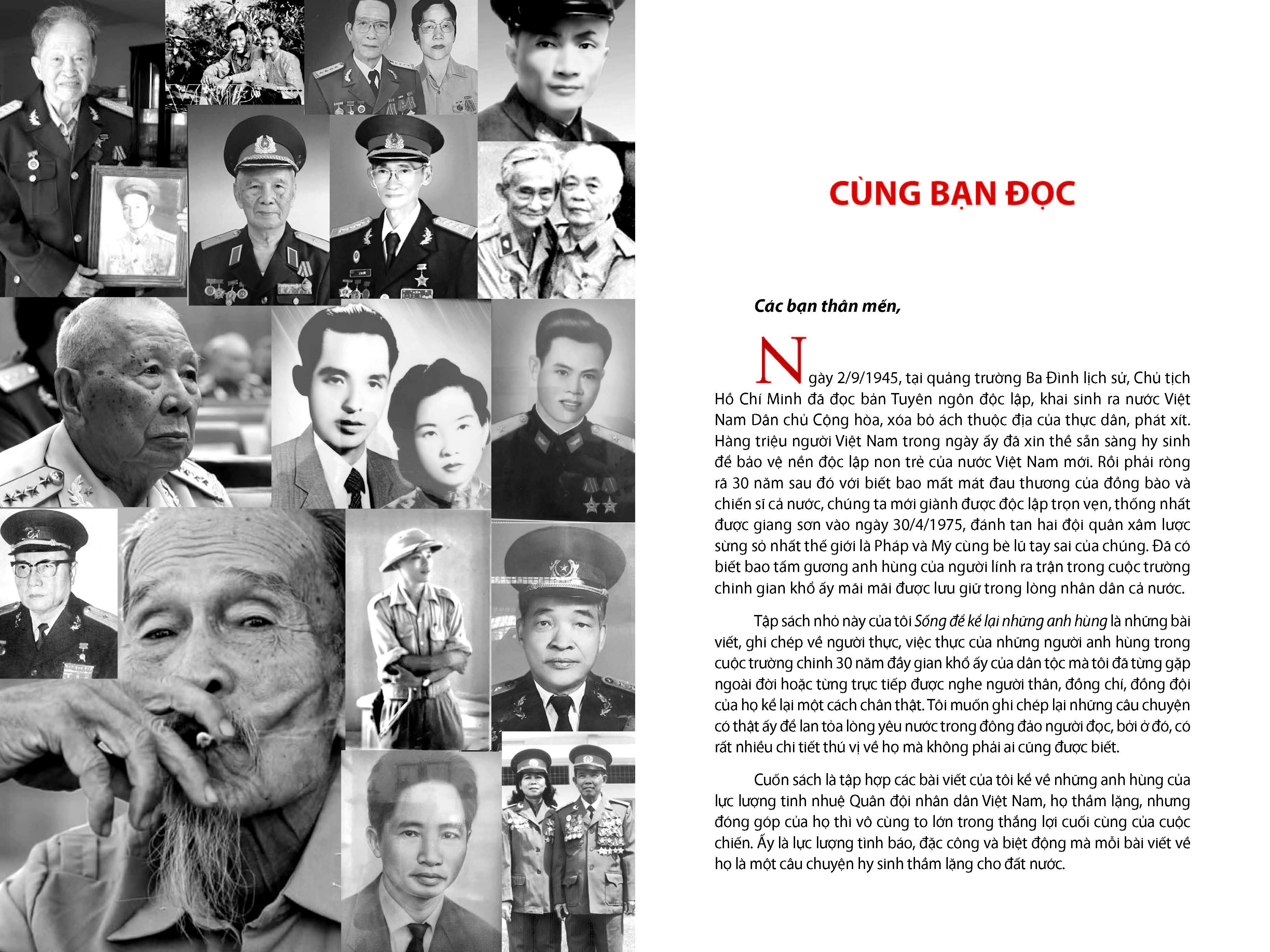 SỐNG ĐỂ KỂ LẠI NHỮNG ANH HÙNG - Câu Chuyện Cảm Động Về Những Người Anh Hùng Cao Thượng, Bình Dị, Sống Mãi Trong Lòng Dân