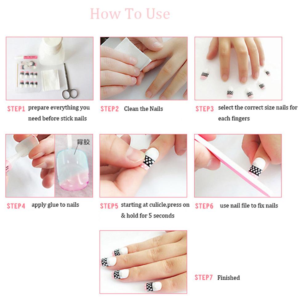 Set 24 Móng Tay Giả Họa Tiết Da Báo Thời Trang