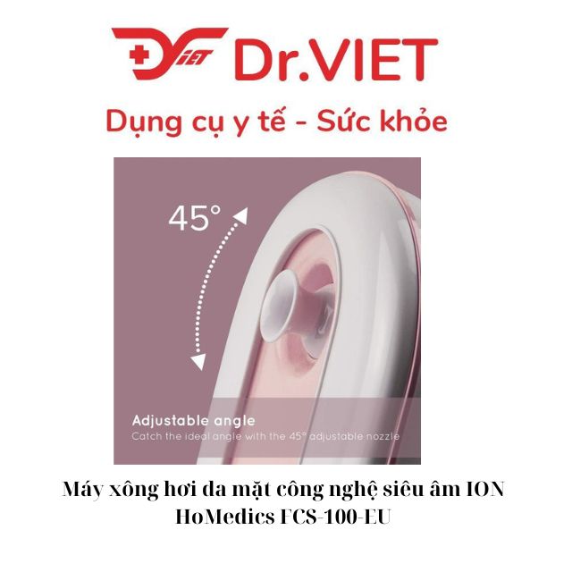 Máy xông hơi da mặt công nghệ siêu âm ION HoMedics