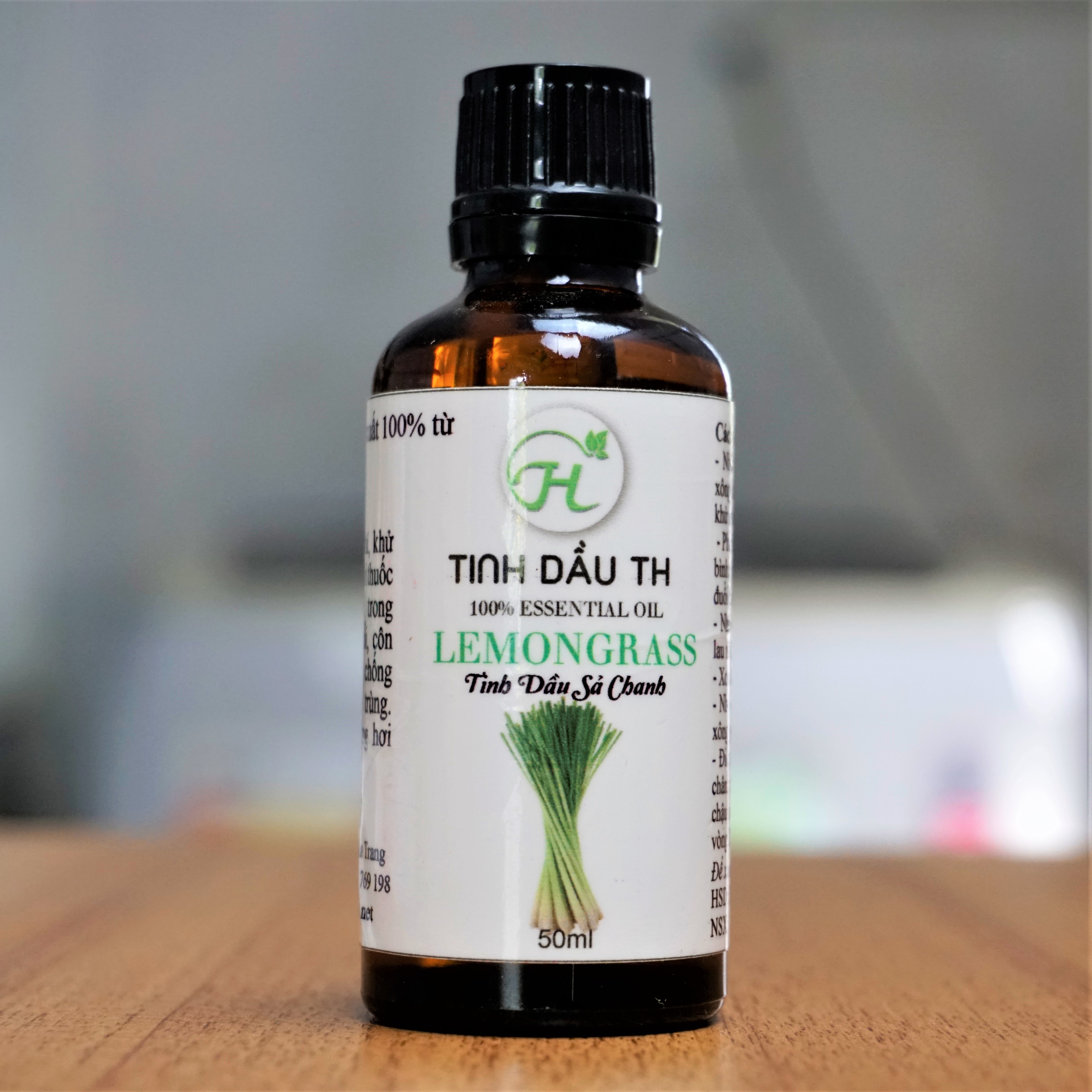 Tinh Dầu Sả Chanh TH  100% Thiên Nhiên, An Toàn Cho Trẻ, Xông Phòng, Khử Mùi, Kháng Khuẩn, Đuổi Muỗi, Giải Cảm