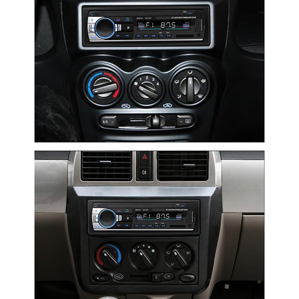 Car Audio Stereo MP3 Player Bluetooth In- Stereo FM AUX Receiver JSD 520