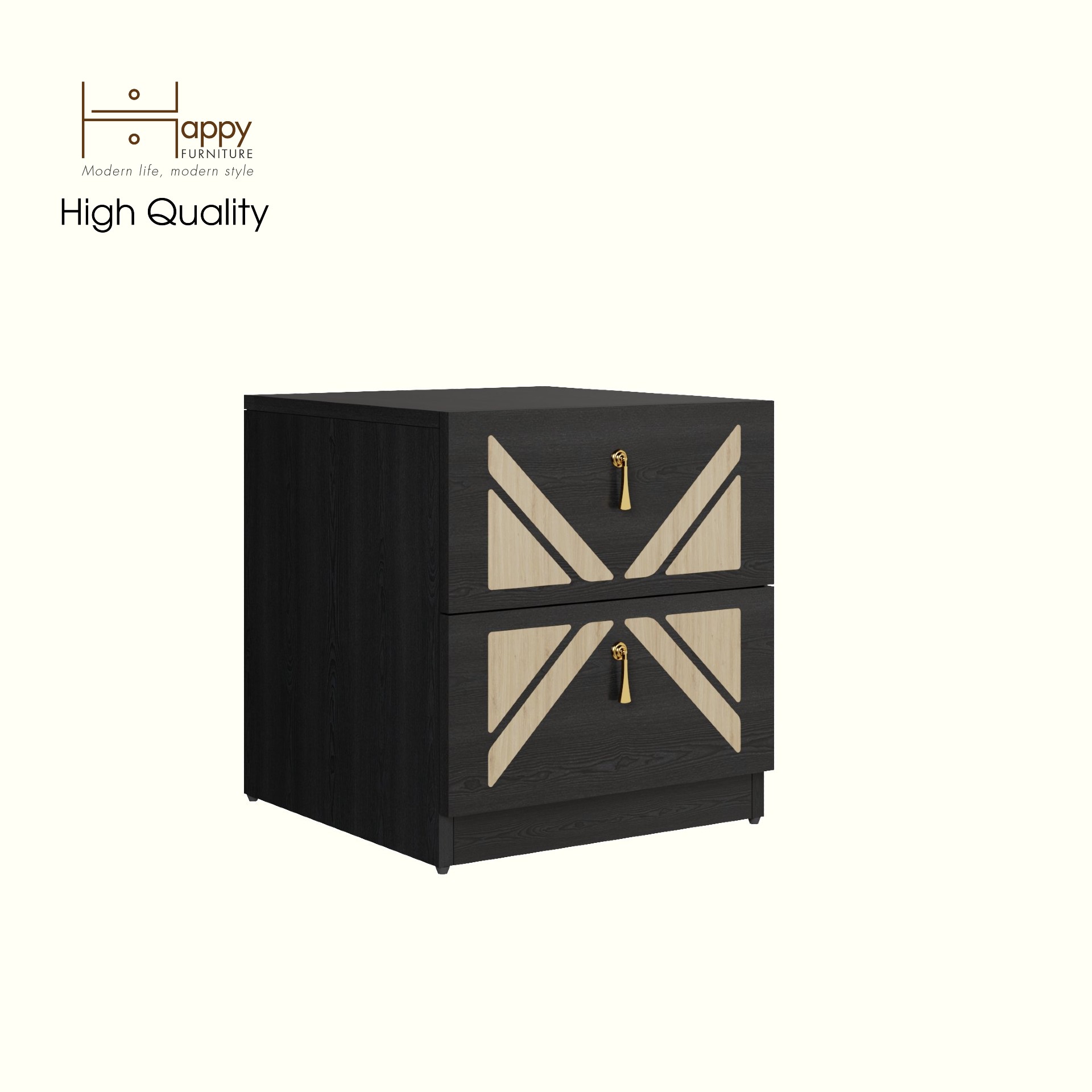[Happy Home Furniture] CHARIS, Táp đầu giường 2 ngăn kéo, 42cm x 45cm x 46cm ( DxRxC), THK_116