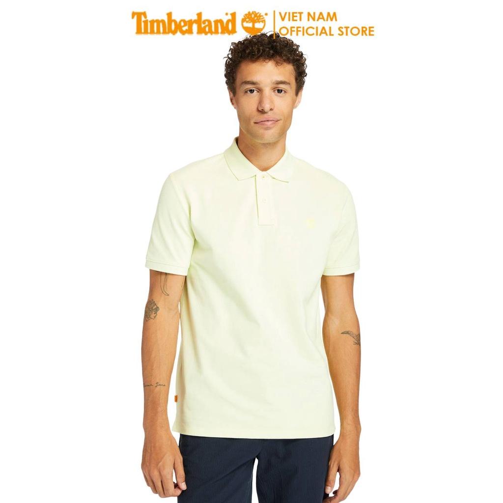 Áo Thun Polo Nam Có Cổ reg LUMINARY GRE Màu Xanh Mint Timberland TB0A2EGRLG