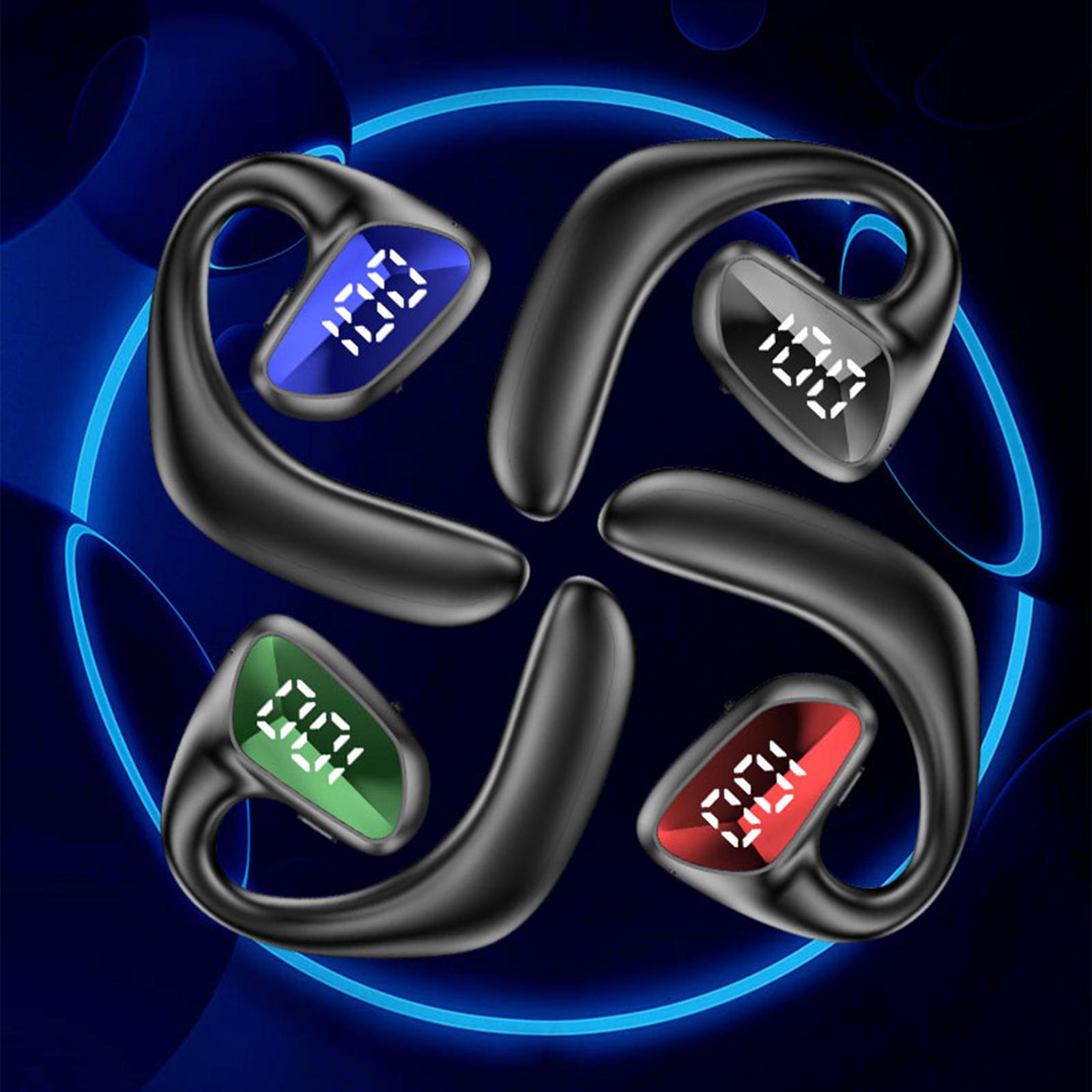 Headset Earhook Noise Cancelling Long Standby Time Single Ear for Driving