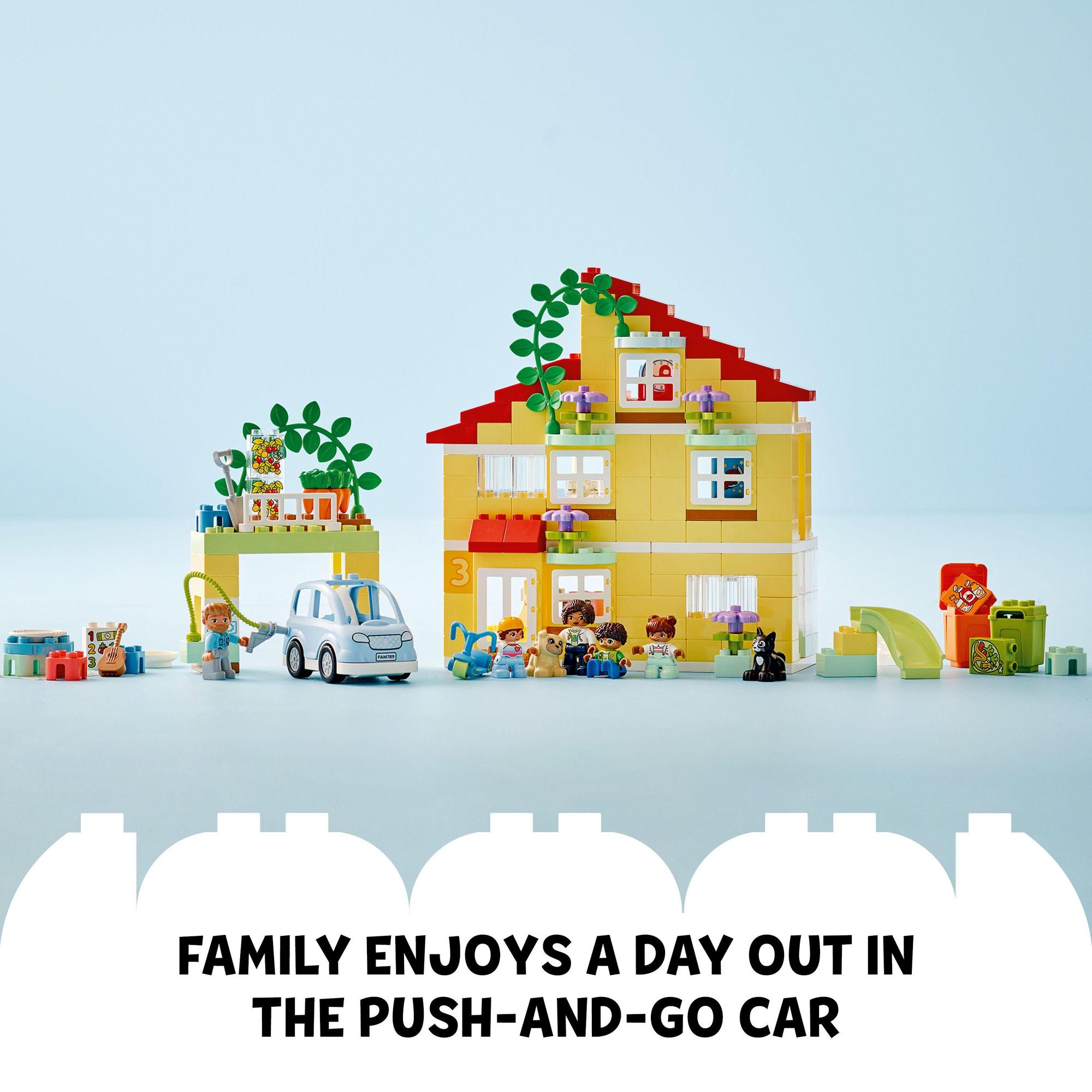 LEGO Duplo 10994 Đồ chơi lắp ráp Ngôi nhà gia đình 3 trong 1